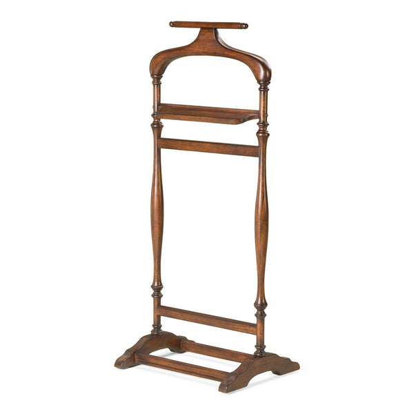Homeroots Judson Plantation Cherry Valet Stand  Wood 389257