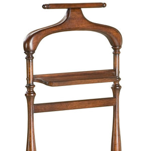 Homeroots Judson Plantation Cherry Valet Stand  Wood 389257