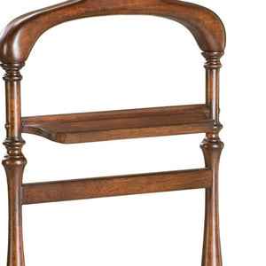Homeroots Judson Plantation Cherry Valet Stand  Wood 389257