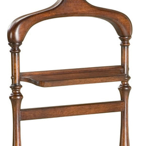 Homeroots Judson Plantation Cherry Valet Stand  Wood 389257