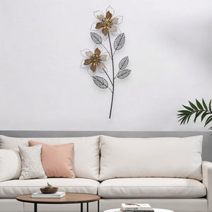 Homeroots 38" Circular Black Metal Wall Decor - Elegant Home Accent For Living Room & Entertainment Spaces  Metal 389271