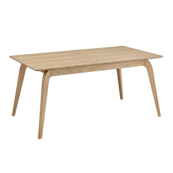 EuroStyle Lawrence Extendable Dining Table Solid Wood Butterfly Leaf Seats 8 FSC Certified Oak 38934-OAK