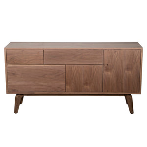 EuroStyle Lawrence 59" Sideboard American Walnut 38936WAL