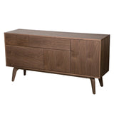 EuroStyle Lawrence 59" Sideboard American Walnut 38936WAL