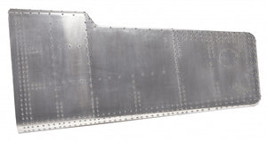 Homeroots 68" Silver Metal Writing Desk   389427