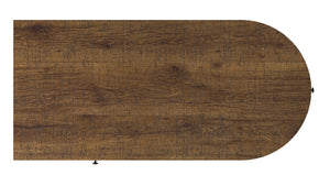 Homeroots 38" Brown And Black Solid Manufactured Wood Writing Desk With Two Drawers   389437