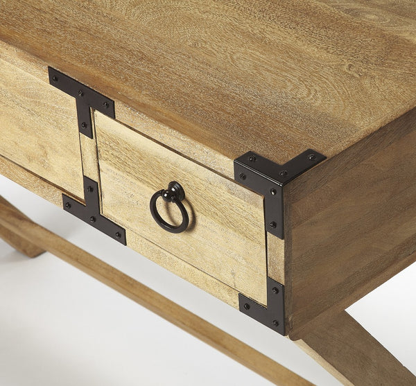 Homeroots Natural Mango Writing Desk   389443