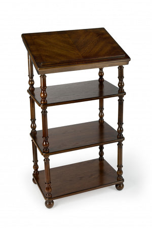 Homeroots 24" Brown Standing Desk   389446