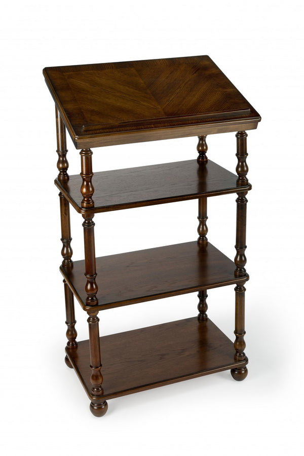 Homeroots 24" Brown Standing Desk   389446