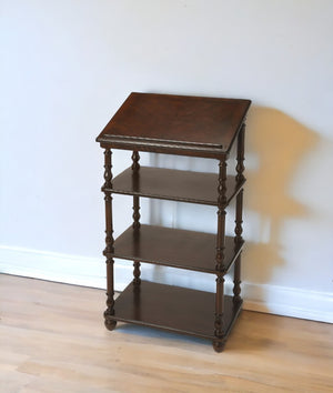 Homeroots 24" Dark Brown Standing Desk   389447