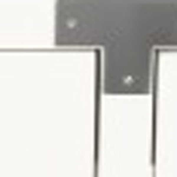 Homeroots 46" White Solid Wood Writing Desk With Three Drawers   389448