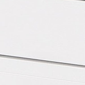 Homeroots 40" White Solid Wood Writing Desk With Two Drawers   389450