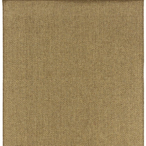 HomeRoots 5' Tan Indoor Outdoor Area Rug - Durable, Low Maintenance, Versatile Design for Every Space & Style 5'3" x 7'6" 389468