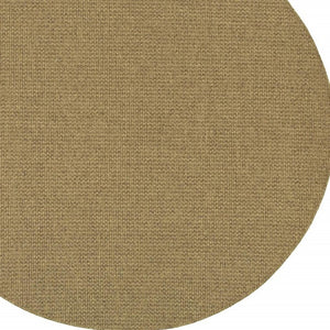 HomeRoots 5' Tan Indoor Outdoor Area Rug - Durable, Low Maintenance, Versatile Design for Every Space & Style 7'10" Round 389471