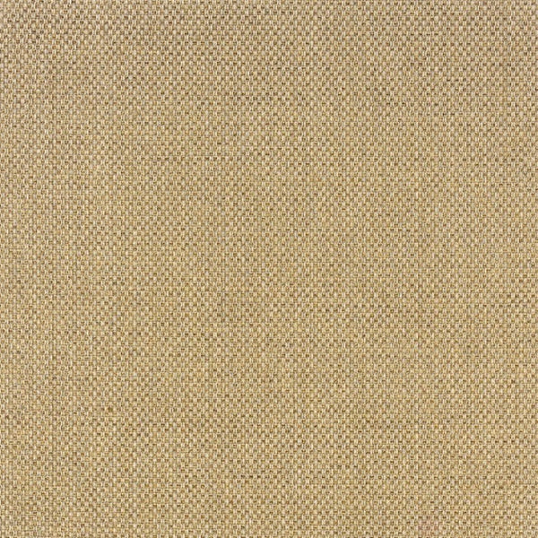 HomeRoots 5' Beige Indoor Outdoor Area Rug - Durable, Easy-Care, Chic Design for Stylish Spaces and Patios 5'3" x 7'6" 389476