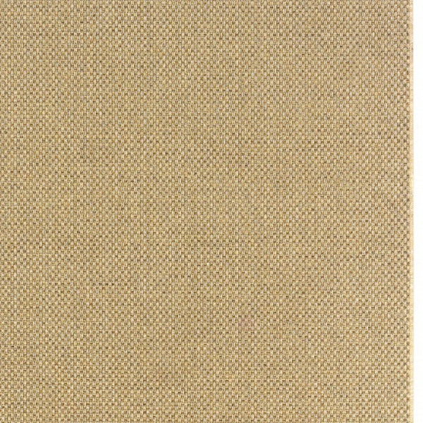 HomeRoots 5' Beige Indoor Outdoor Area Rug - Durable, Easy-Care, Chic Design for Stylish Spaces and Patios 8'6" x 13' 389480