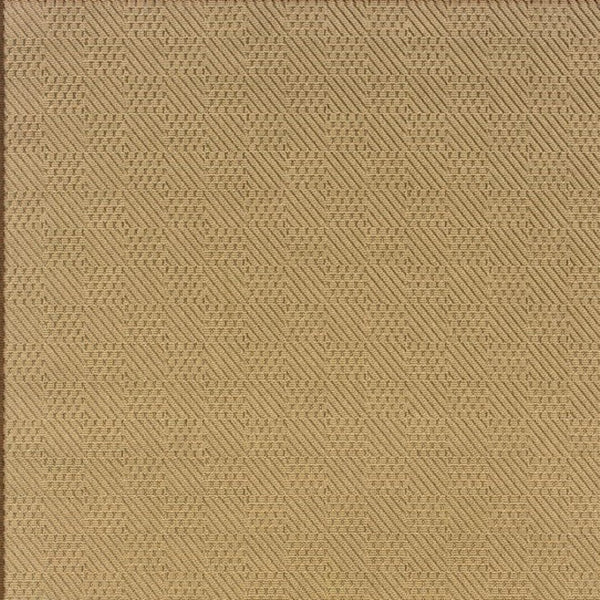 HomeRoots 8' Versatile Indoor Outdoor Area Rug - Durable, Low-Maintenance, Timeless Beige for Every Space Beige/ Brown 8'6" x 13' 389488