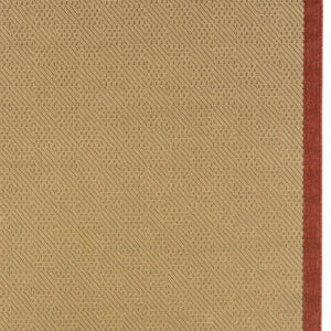 Homeroots 6' X 9' Beige Indoor Outdoor Area Rug Beige,Red Polypropylene 389493
