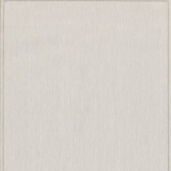 HomeRoots 7' Elegant Gray and Ivory Indoor Outdoor Area Rug - Durable, Low-Maintenance Design for Any Space 6'7" x 9'2" 389545