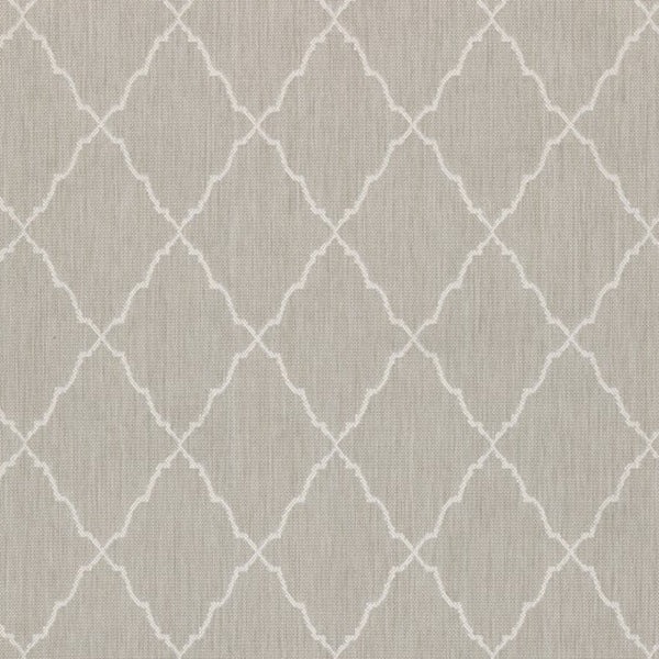 HomeRoots 7' Gray and Ivory Indoor Outdoor Area Rug - Durable, Stylish, Low-Profile Design for Any Space 7'10" x 10' 389551