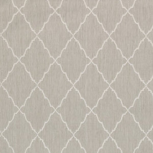 HomeRoots 7' Gray and Ivory Indoor Outdoor Area Rug - Durable, Stylish, Low-Profile Design for Any Space 9'10" x 12'10" 389552