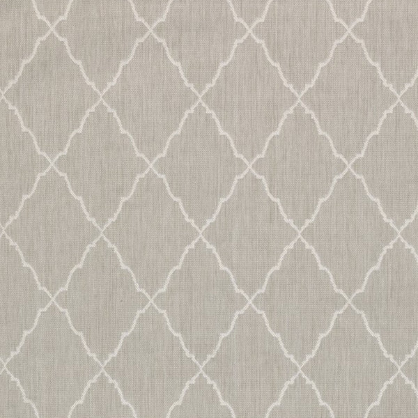 HomeRoots 7' Gray and Ivory Indoor Outdoor Area Rug - Durable, Stylish, Low-Profile Design for Any Space 9'10" x 12'10" 389552