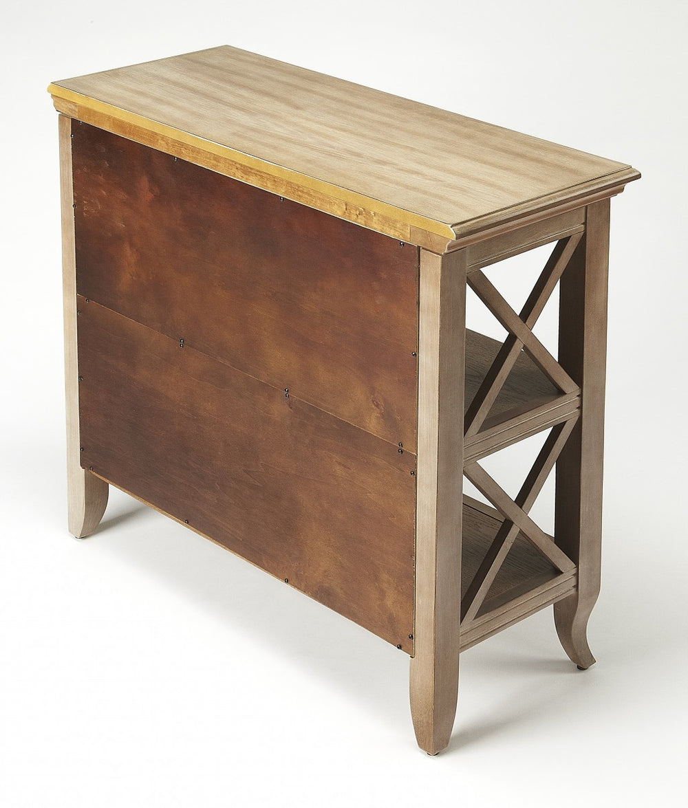 Homeroots 30" Brown Two Tier Standard Bookcase   389556