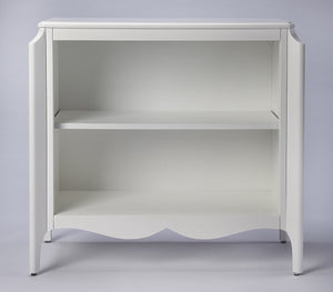 HomeRoots 30" White Wood Bookcase – Versatile Storage Solution for Living Rooms, Offices & Modern Décor Styles 389567