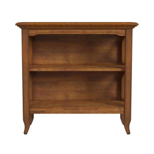 Homeroots 30" Brown Wood Two Tier Bookcase   389576