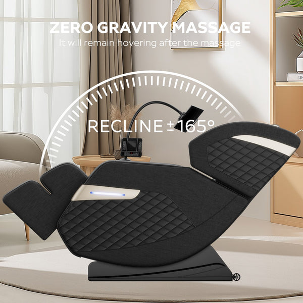 English Elm 2024 Massage Chair Recliner - Zero Gravity Full Body Air Pressure Massage For Ultimate Relaxation W1875P212650