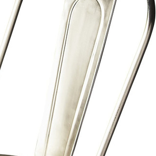Homeroots 20" Silver Iron Side Chair   389590