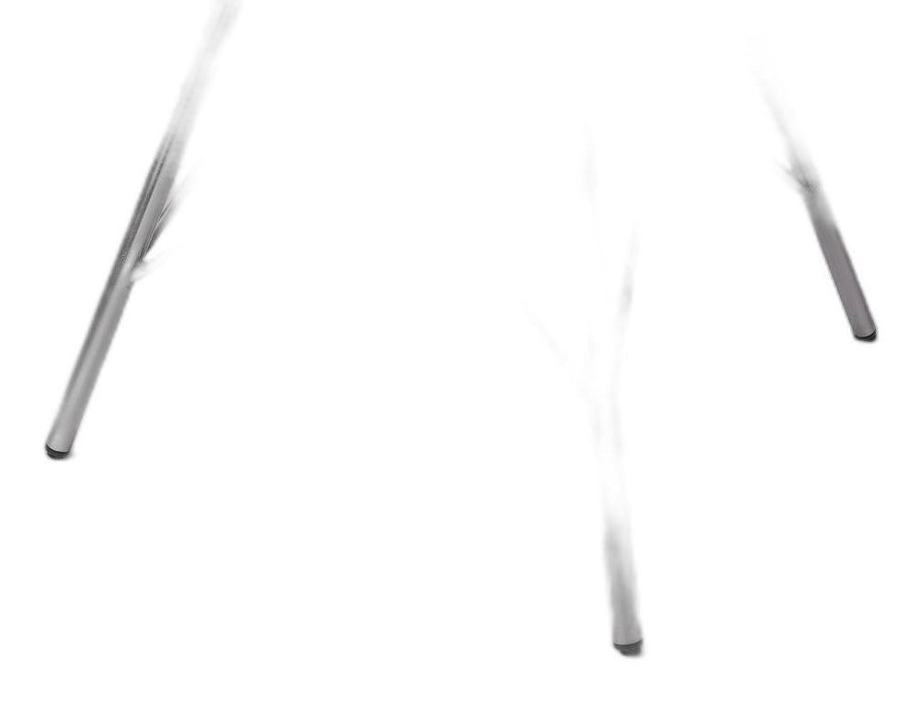 Homeroots 18" White And Silver Faux Leather Side Chair   389596