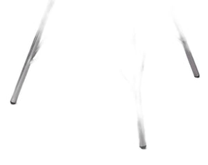 Homeroots 18" White And Silver Faux Leather Side Chair   389596