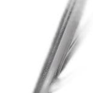 Homeroots 18" White And Silver Faux Leather Side Chair   389596