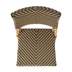 Homeroots Brown Faux Rattan Dining Chair  Faux Rattan 389601