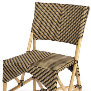 Homeroots Brown Faux Rattan Dining Chair  Faux Rattan 389601