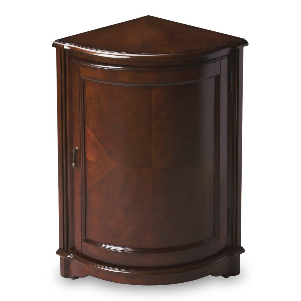 HomeRoots 23" Dark Brown Accent Cabinet – Stylish Storage Solution with Durable Design for Home Décor Upgrade 389715