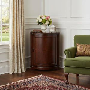 HomeRoots 23" Dark Brown Accent Cabinet – Stylish Storage Solution with Durable Design for Home Décor Upgrade 389715