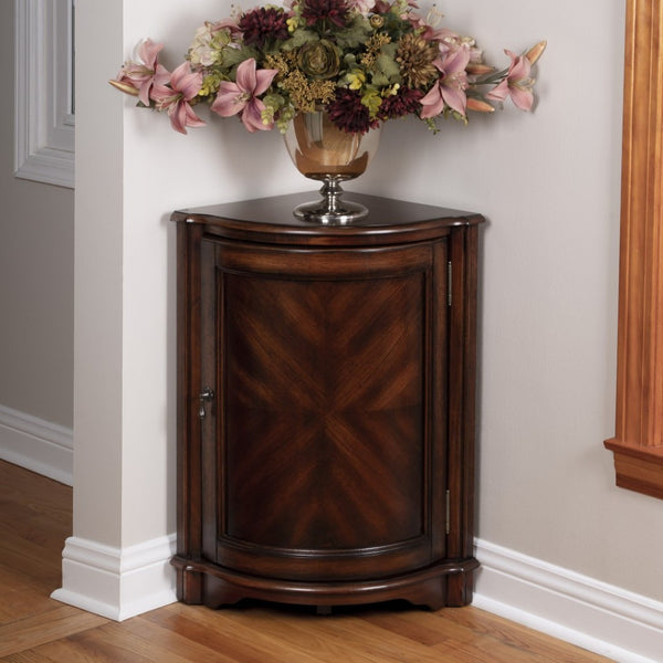 HomeRoots 23" Dark Brown Accent Cabinet – Stylish Storage Solution with Durable Design for Home Décor Upgrade 389715