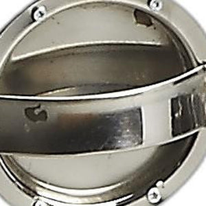 Homeroots 43" Silver Metal Two Drawer Chest  Metal 389720