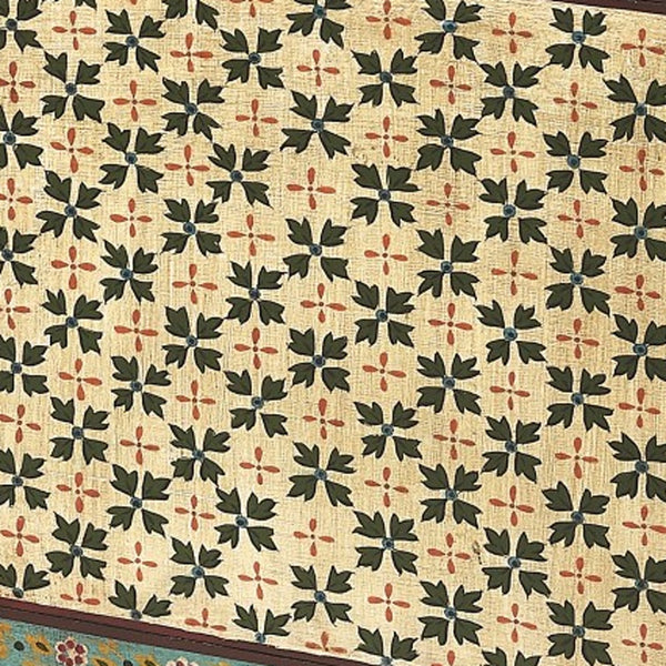 Homeroots 21" Brown And Green And Ivory Standard Accent Cabinet With One Drawer  Manufactured Wood 389763