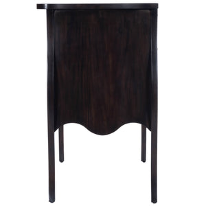 Homeroots 34" Brown Solid Wood Two Drawer Chest  Solid Wood 389779