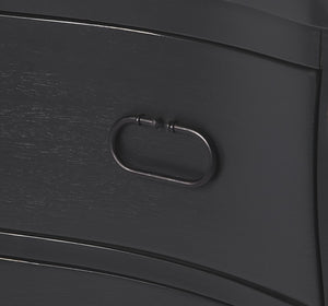 Homeroots Black 2 Drawer Chest   389781