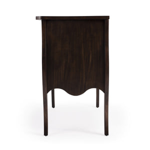 Homeroots 34" Brown Solid Wood Two Drawer Dresser  Solid Wood 389784