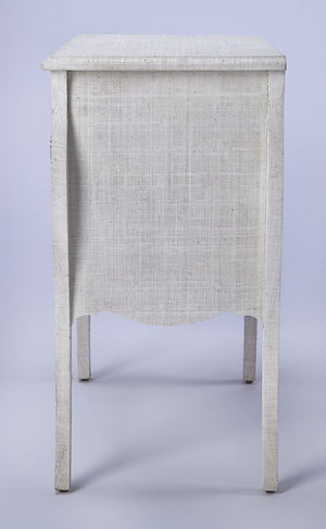 Homeroots 30" Off White Standard Accent Chest With Two Drawers  Manufactured Wood 389799