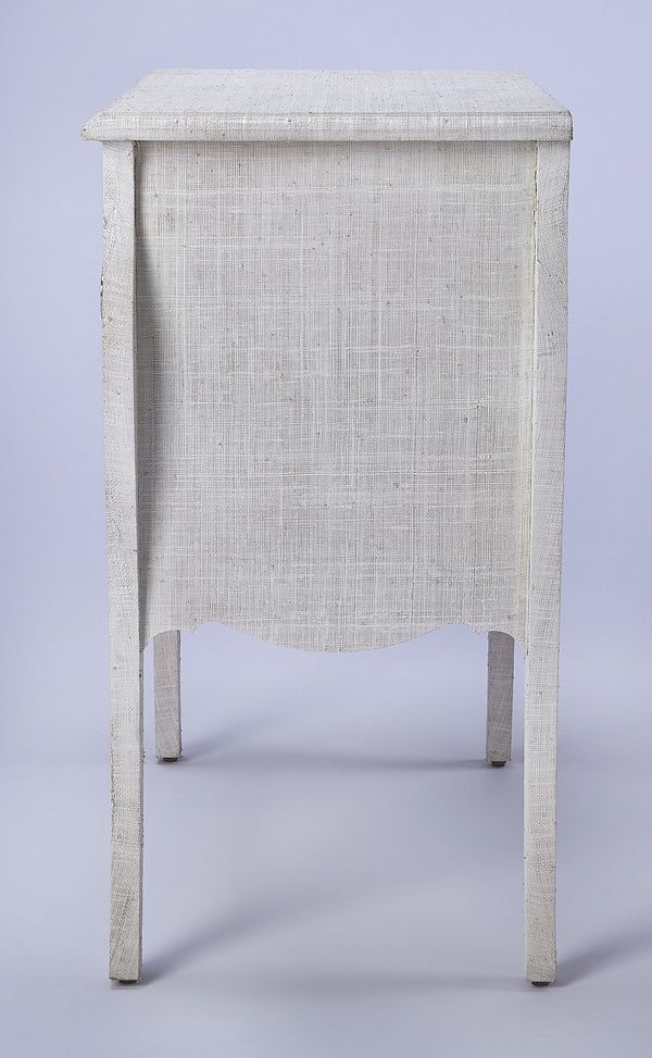 Homeroots 30" Off White Standard Accent Chest With Two Drawers  Manufactured Wood 389799