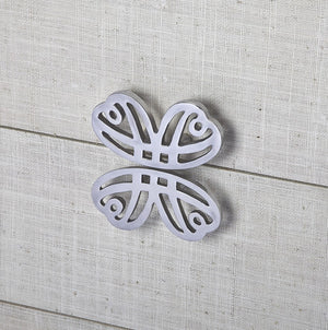 Homeroots 30" Off White Standard Accent Chest With Two Drawers  Manufactured Wood 389799