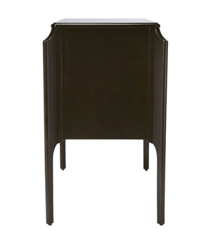 Homeroots Wilshire Chocolate 3 Drawer Chest  Solid Wood 389802