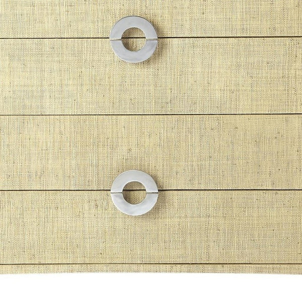 HomeRoots 34" Modern Manufactured Wood Four Drawer Chest – Stylish Storage Solution for Compact Spaces Beige 389804