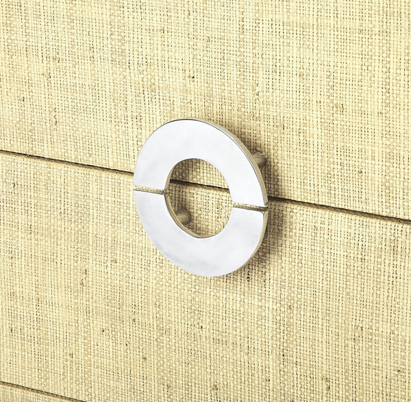 Homeroots 34" Beige Manufactured Wood Four Drawer Chest  Manufactured Wood 389804